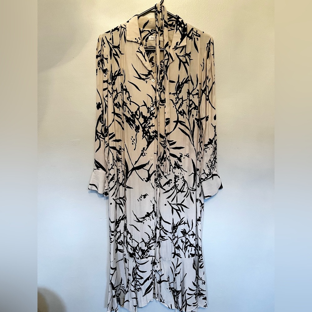 Long Dress with a Beautiful Pattern